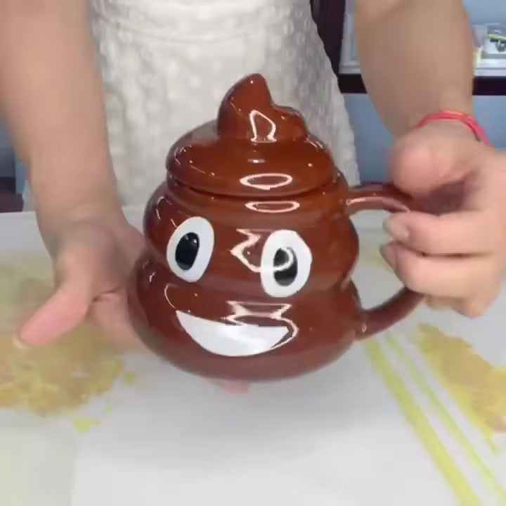 3D Poop Mug With Lid