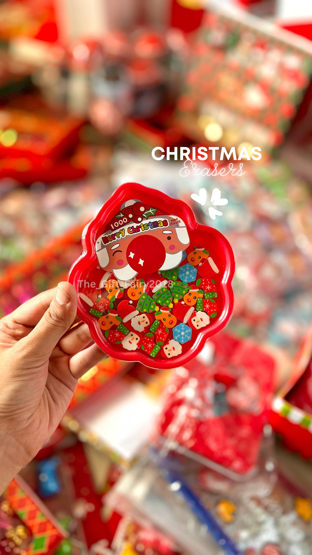 Christmas Erasers Pack