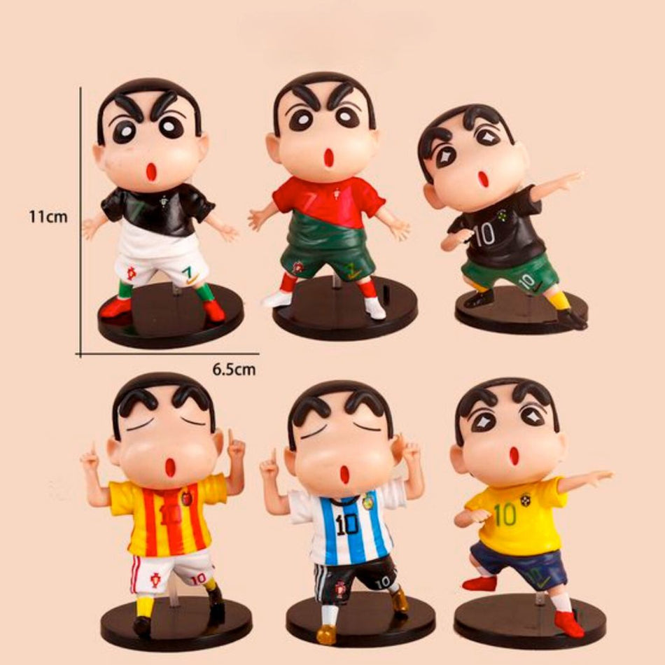 Shinchan Figures (Set of 6)