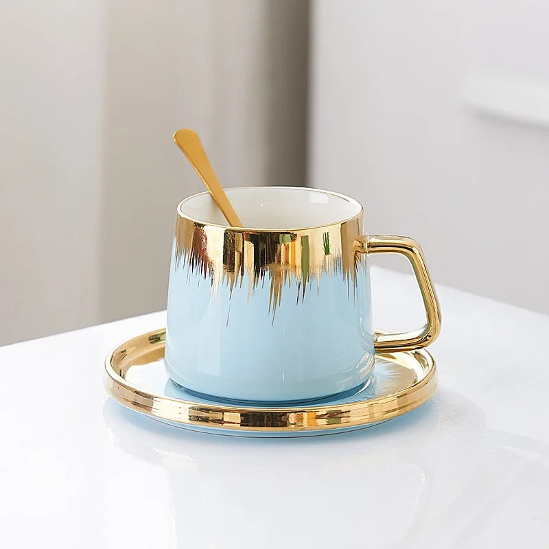 European Style Luxury Cup & Saucer Set