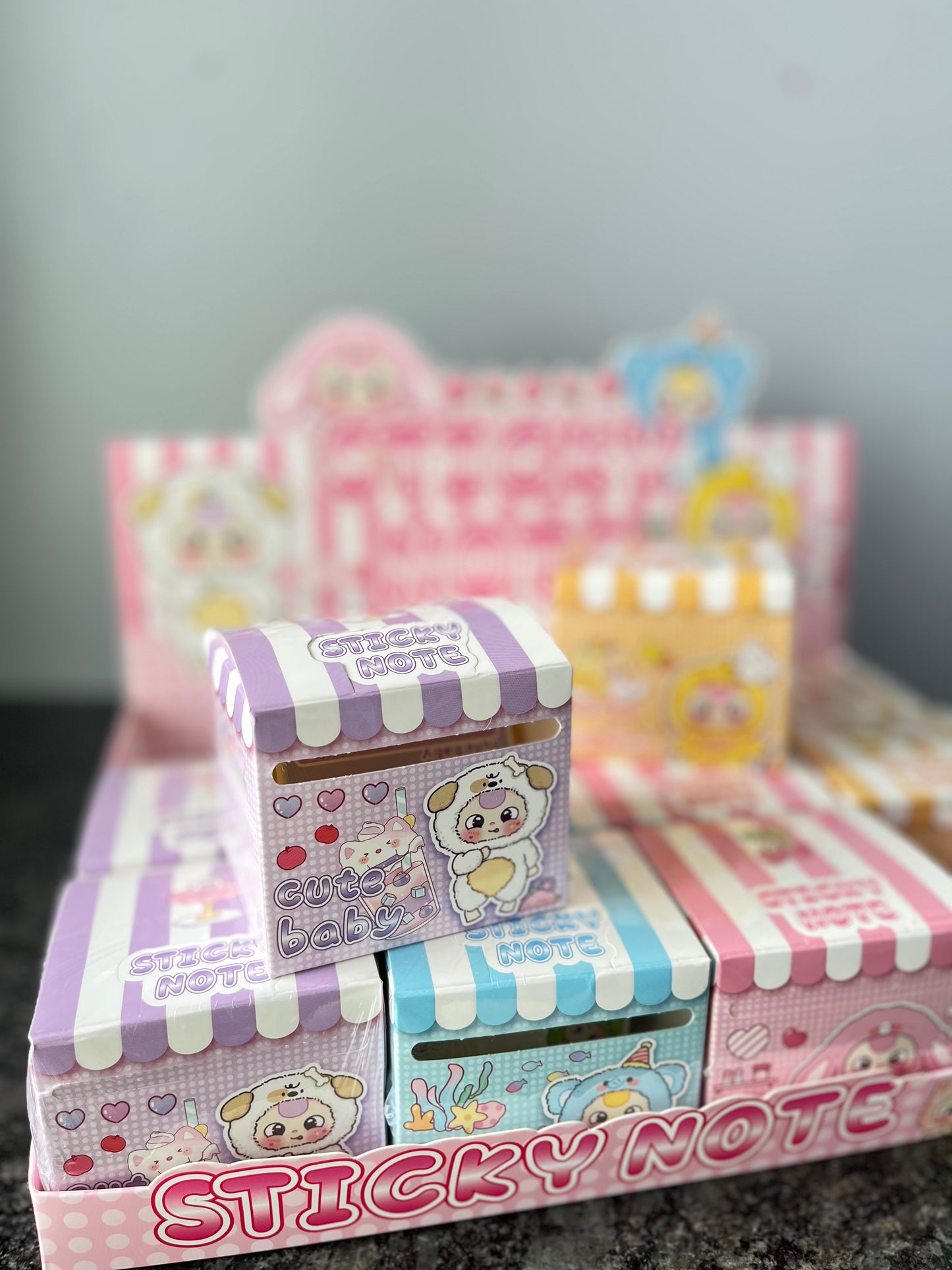 Kawaii Roll On Peel Off Sticky Notes