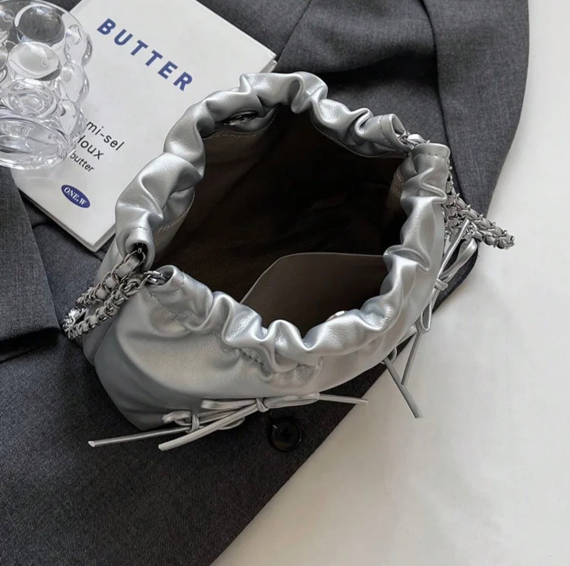 Cute Coquette Bow Shoulder Bag