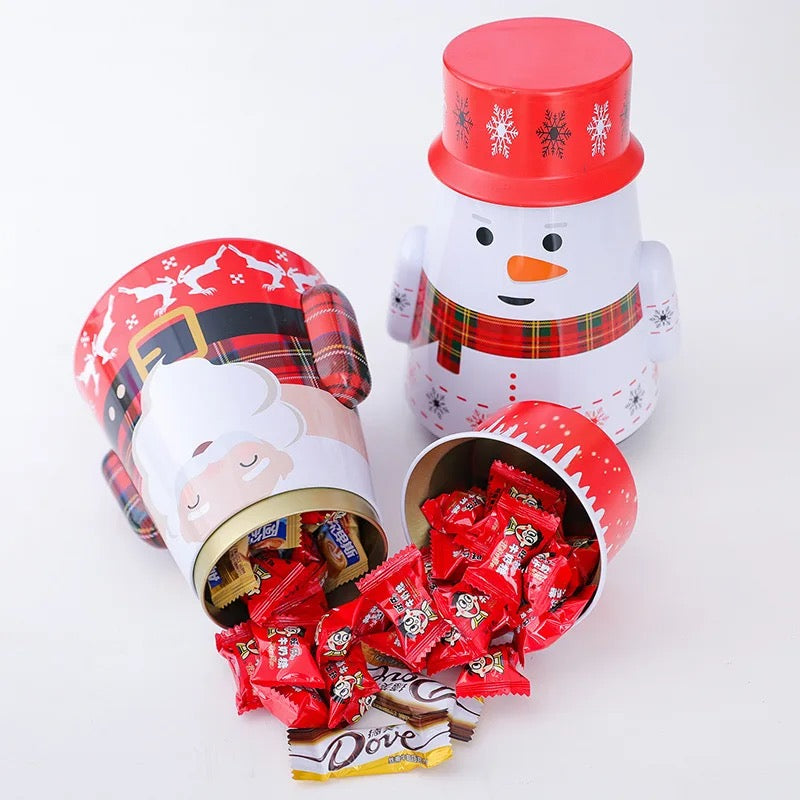 Christmas Candy Tin Box