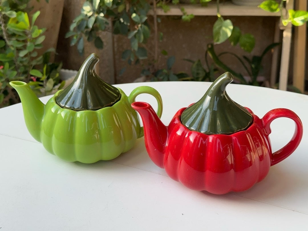 Pumpkin Kettle With Lid