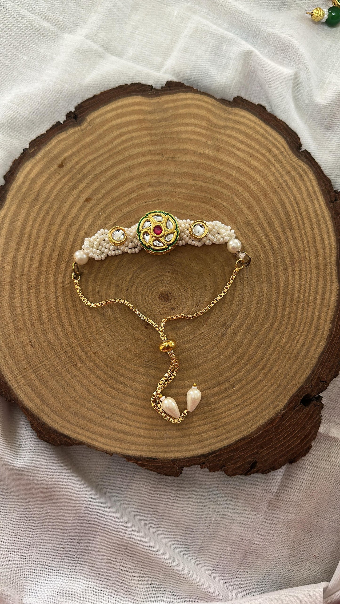 Kundan Bhabhi Lumba / Bracelet