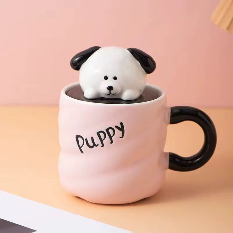 Cute Animal Lids Mug
