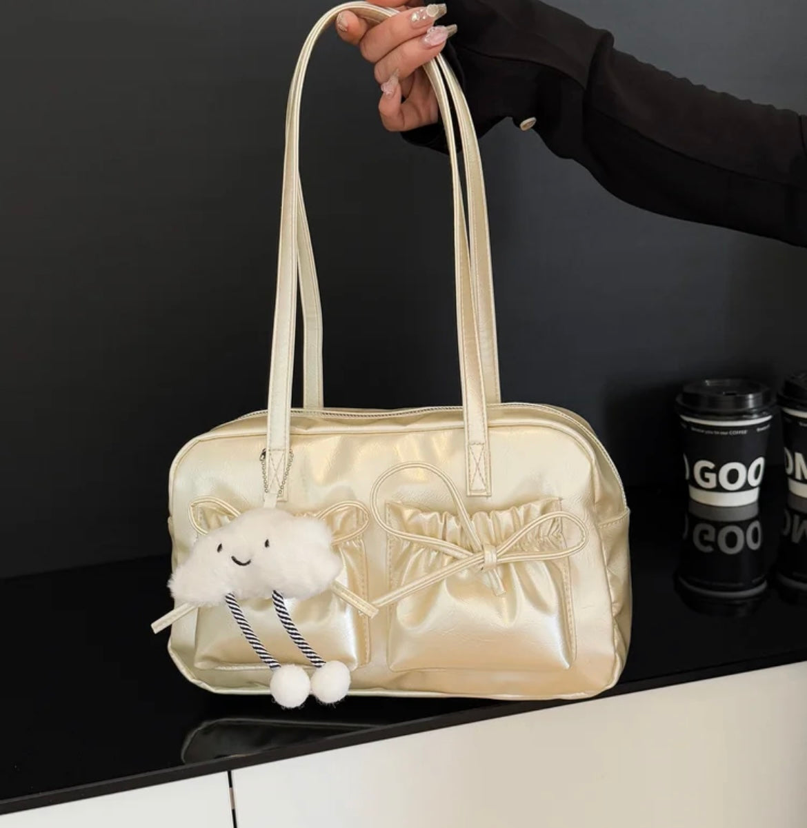 Pinterest Bow Solid Bags