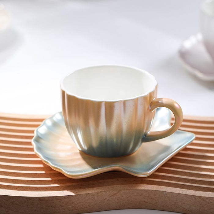 Pearl Glaze Gradient Cup & Saucer