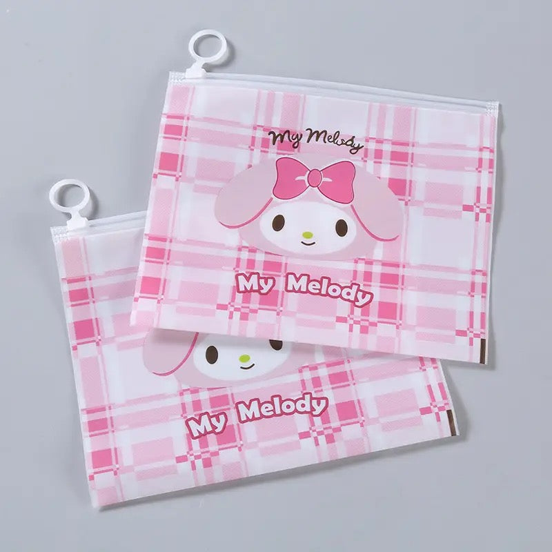 Sanrio Zip lock Pouches