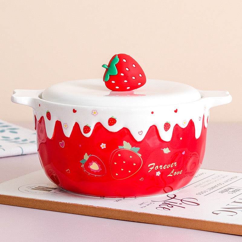 Strawberry Casserole / Ramen Bowl