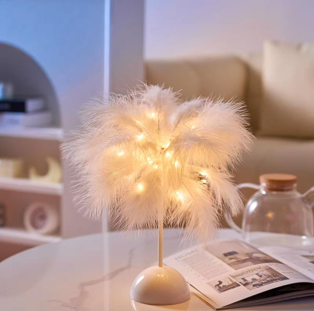 Feather Lamp