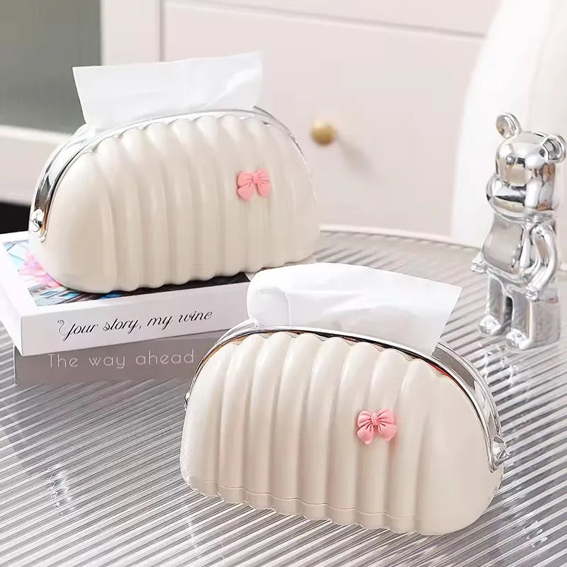 Bow Charm Tissue Box