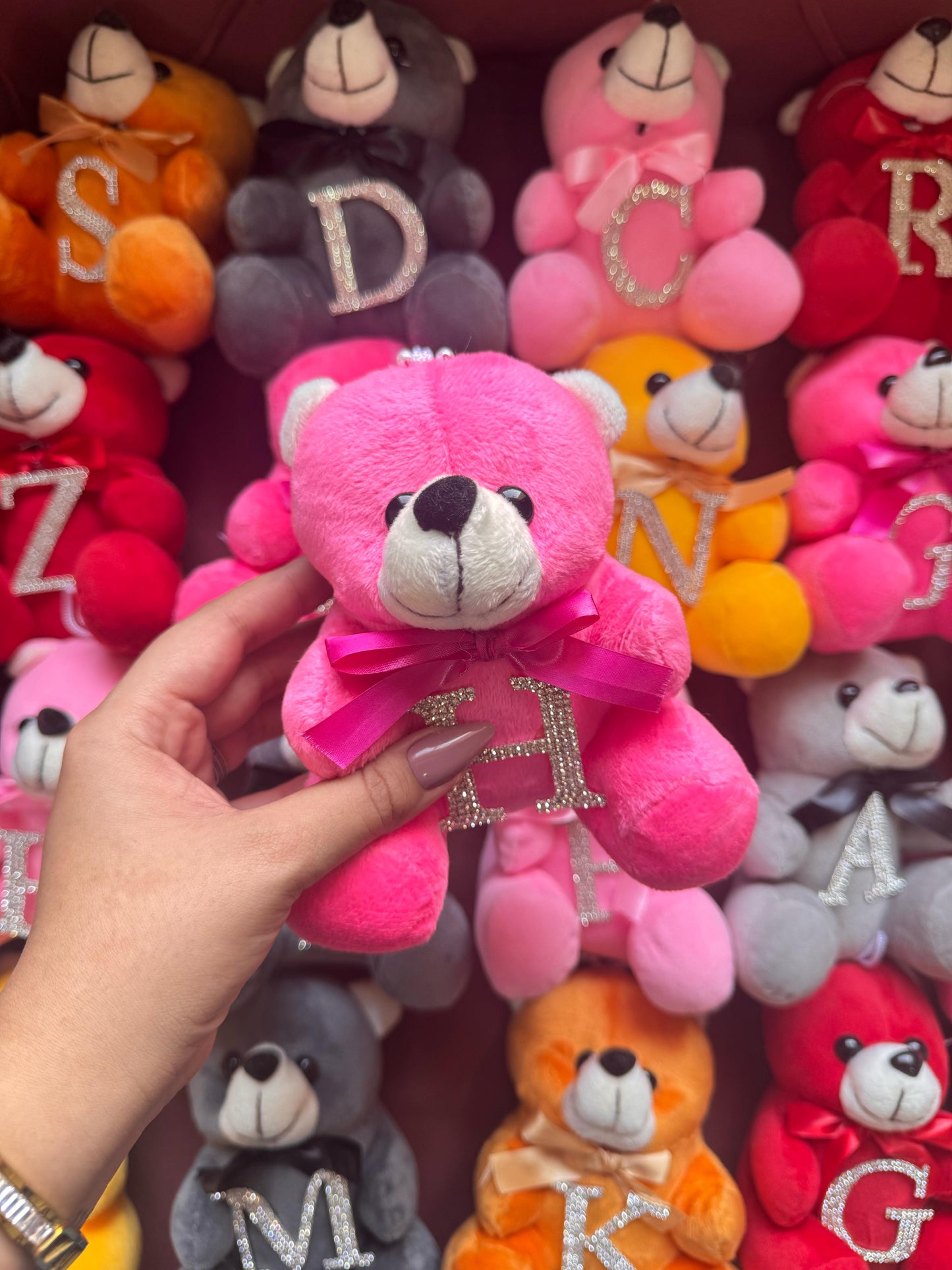 Customised Teddy Bag Charms - Free Shipping