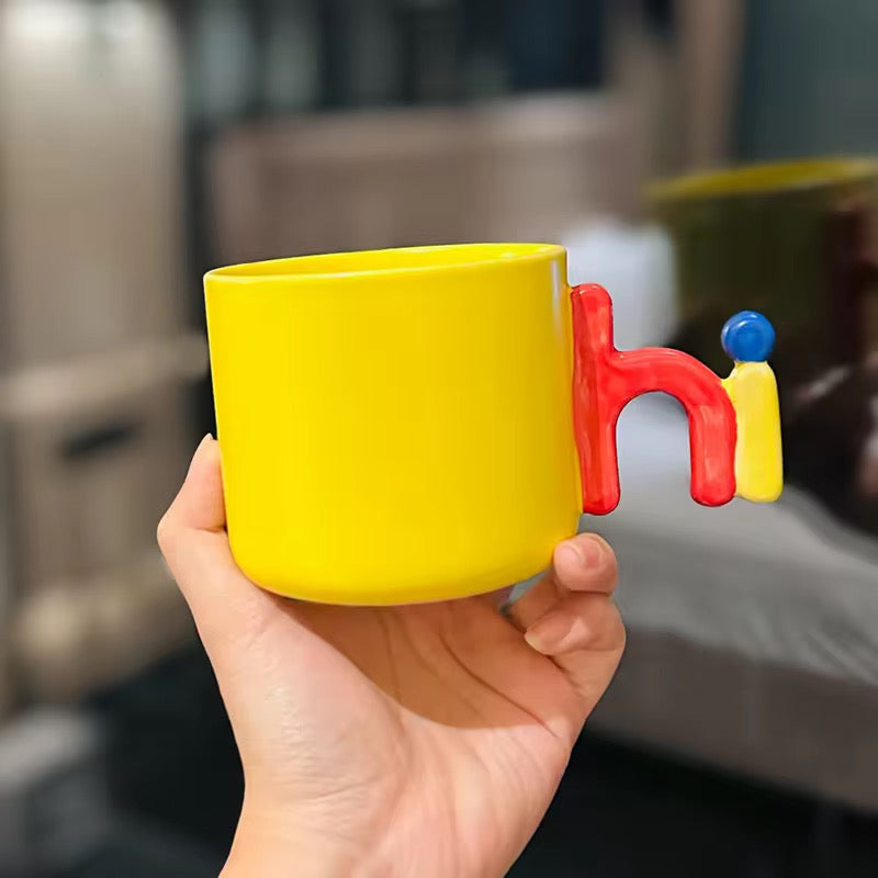 Hi Handle Cute Mug
