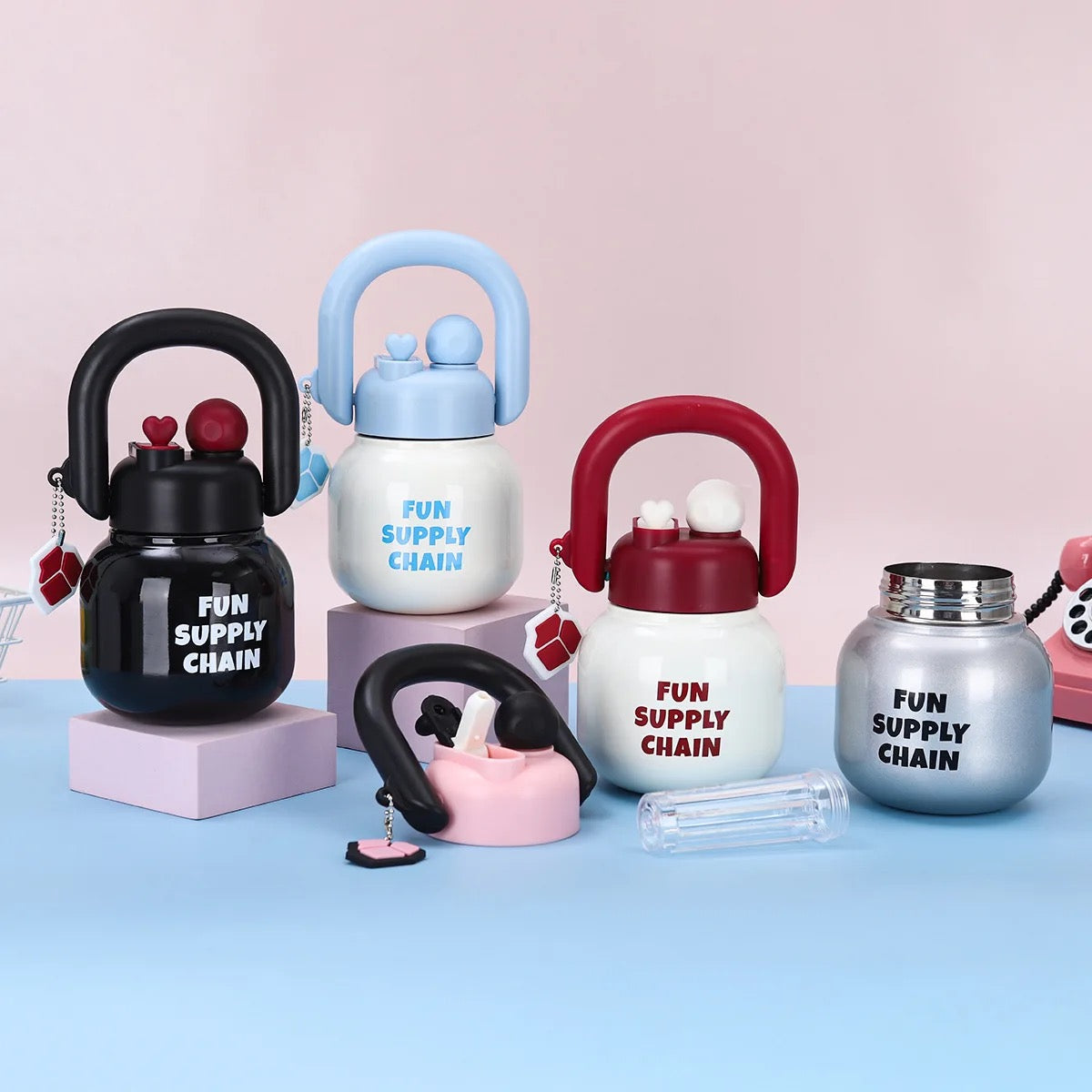 Fun Supply Chain Quirky Flask