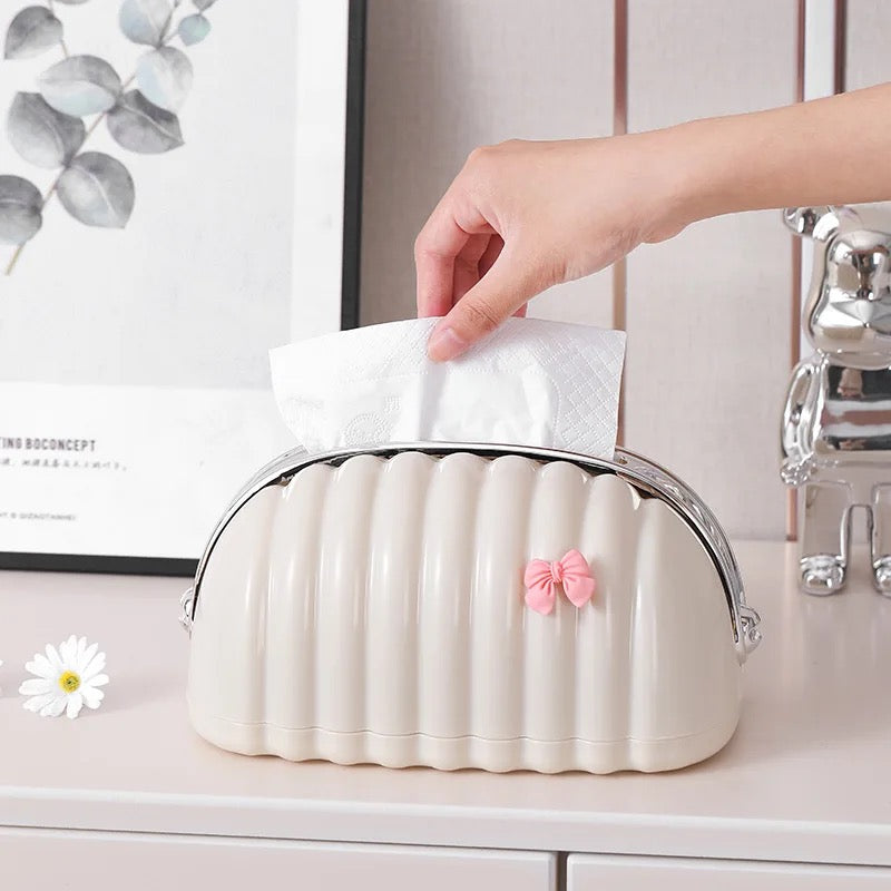 Bow Charm Tissue Box