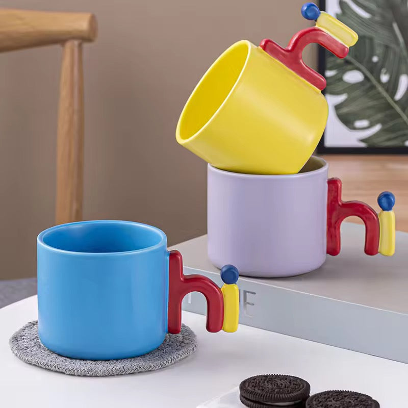 Hi Handle Cute Mug