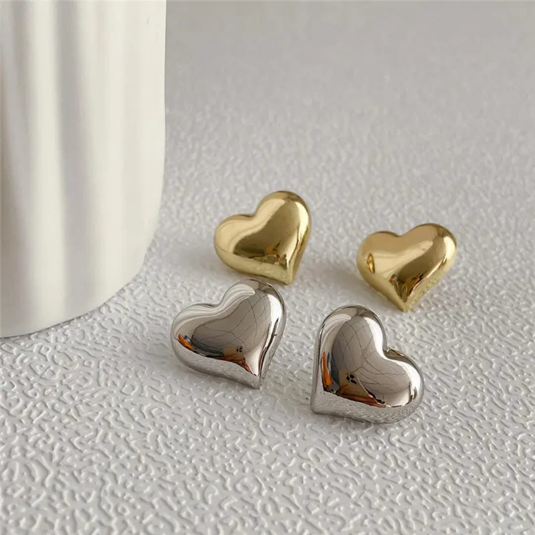 Heart Earrings (Plastic Material)
