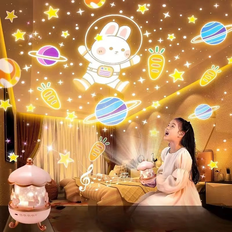 Rotating Rabbit Projector