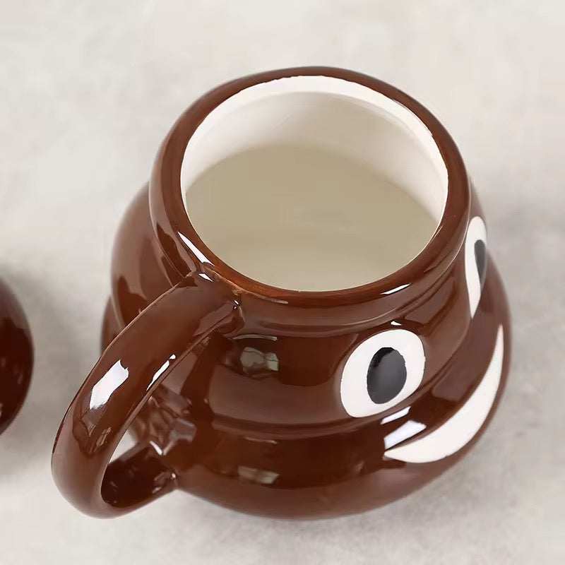 3D Poop Mug With Lid