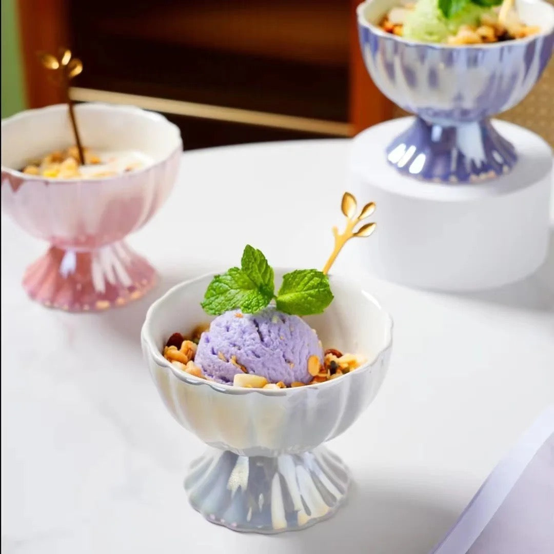 Holographic Ice Cream Bowl