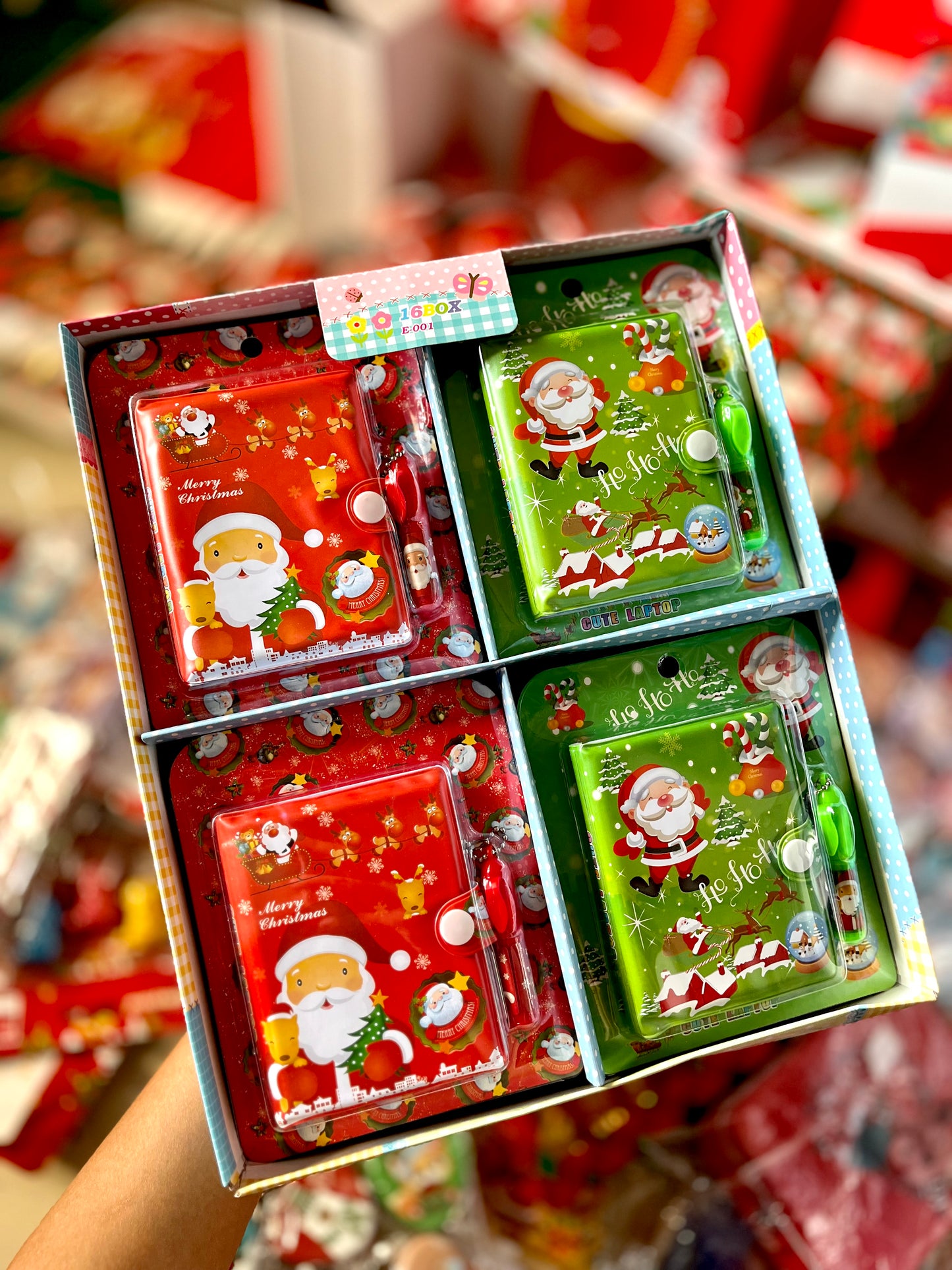 Christmas Mini Diary With Pen