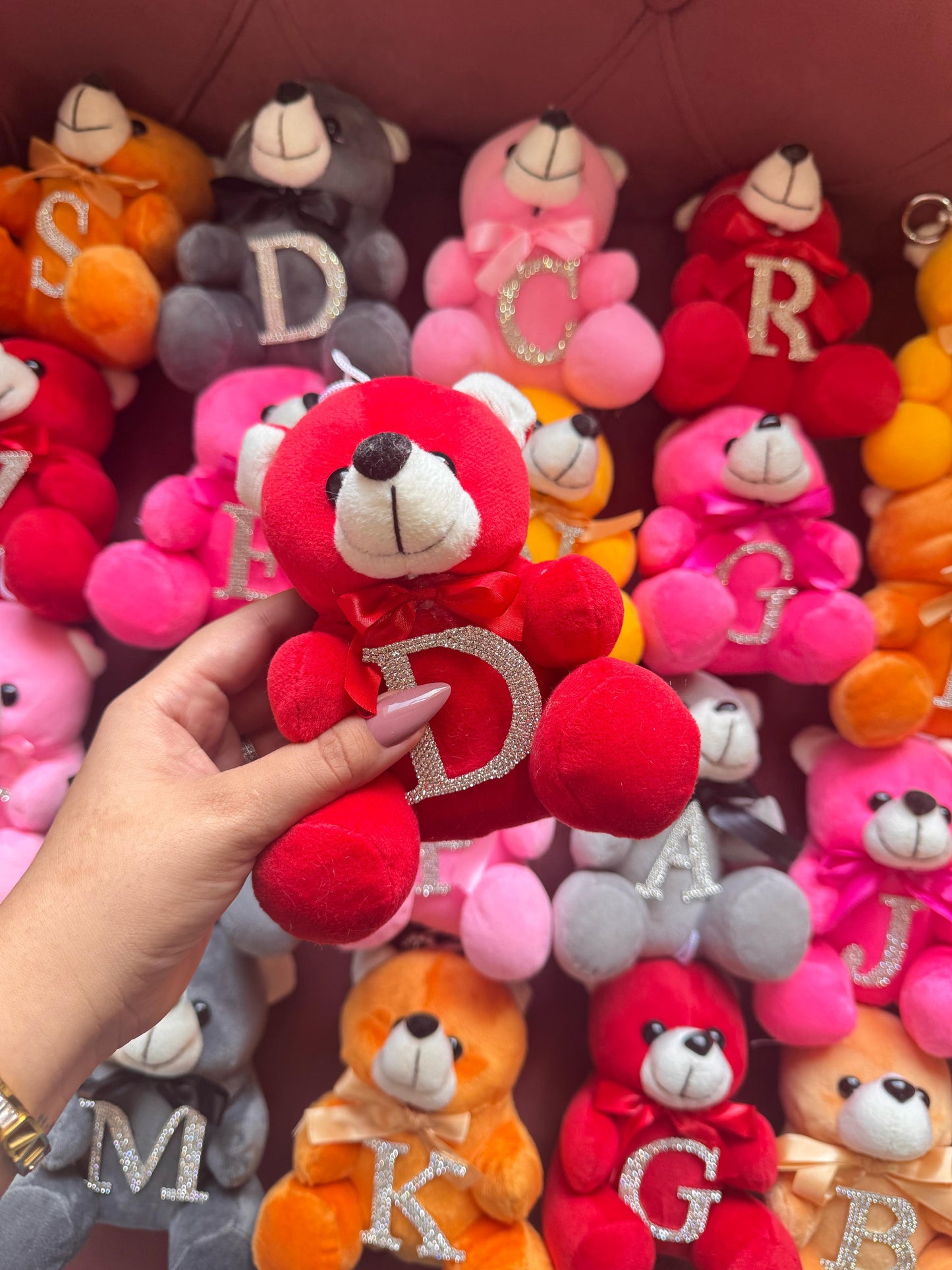 Customised Teddy Bag Charms - Free Shipping