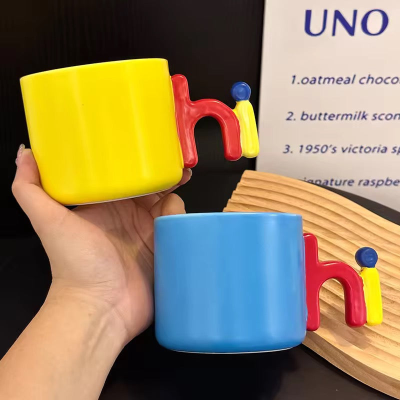 Hi Handle Cute Mug