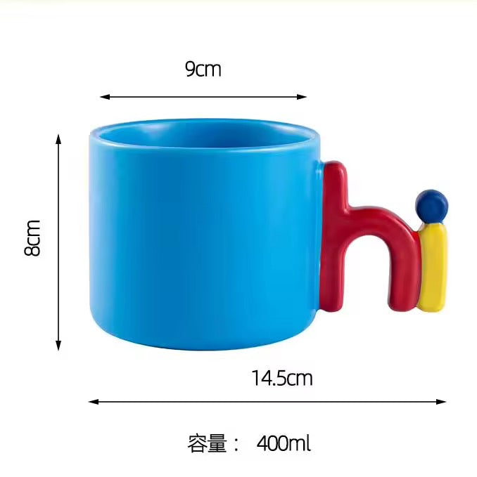 Hi Handle Cute Mug