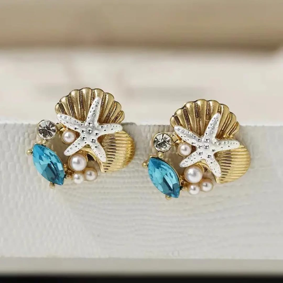 Beach Seas Shell Earrings