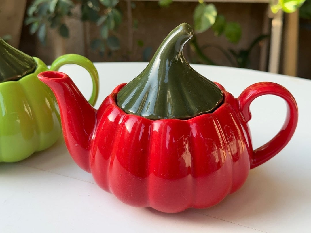 Pumpkin Kettle With Lid
