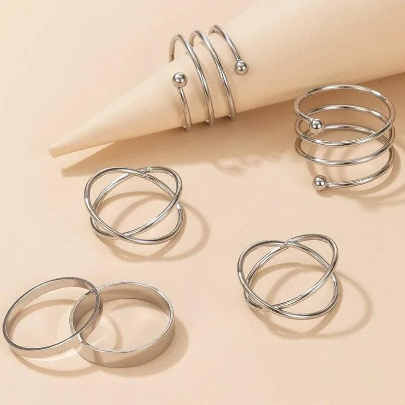 Rings combo (set of 6)