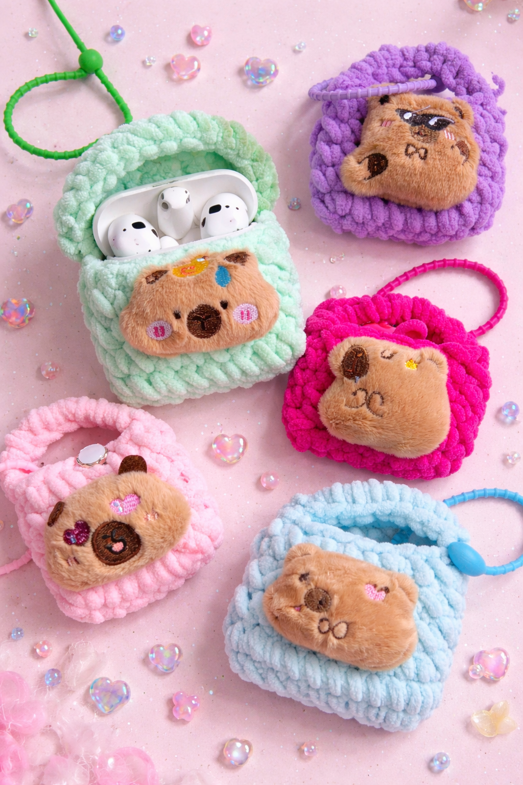 Capybara Mini woollen Pouch