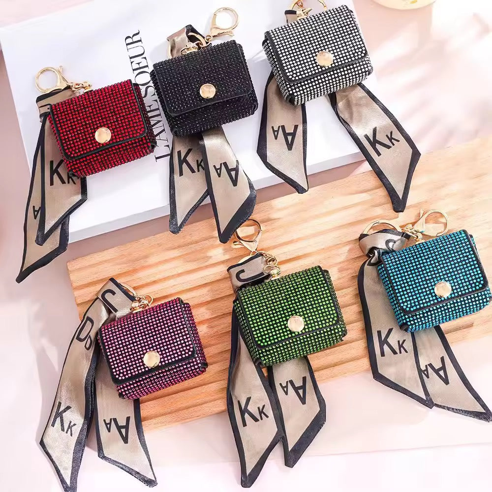Blingy Airpods Case / Coin Pouch keychain