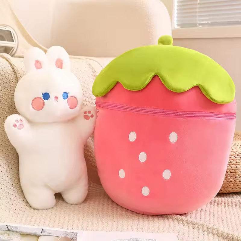 Strawberry Bunny Plushie