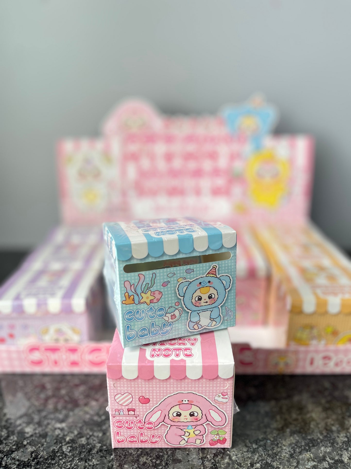 Kawaii Roll On Peel Off Sticky Notes