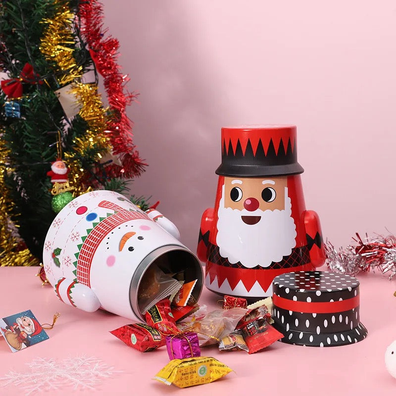 Christmas Candy Tin Box