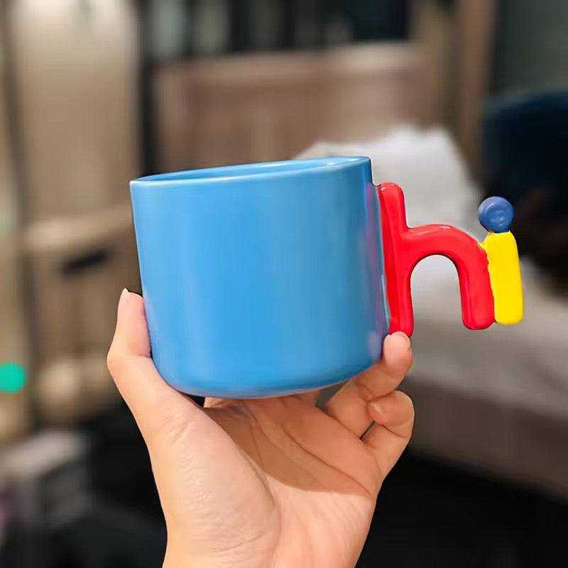 Hi Handle Cute Mug