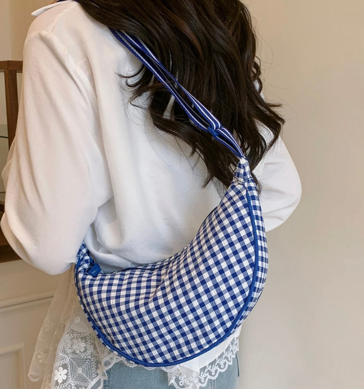 Ghingham Crossbody Bag