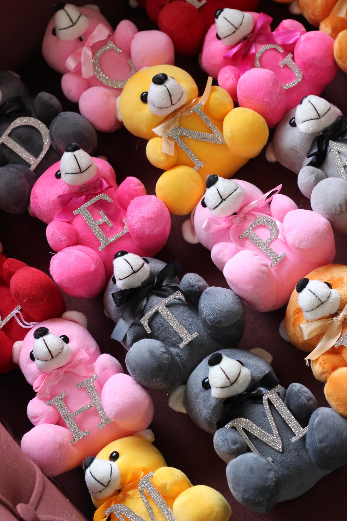 Customised Teddy Bag Charms - Free Shipping