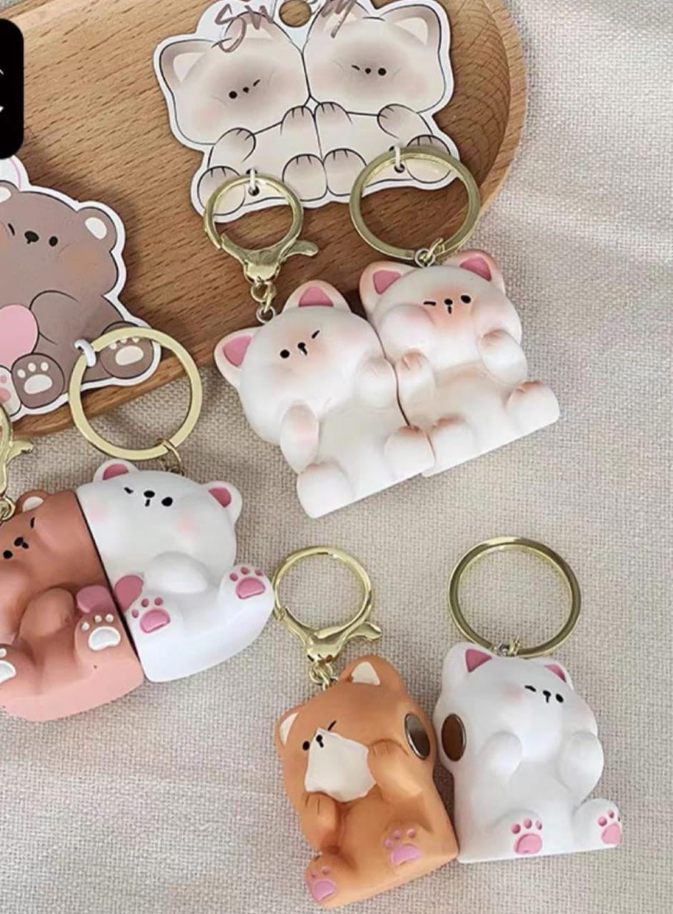 Bear Matching Keychain (2 keychains)