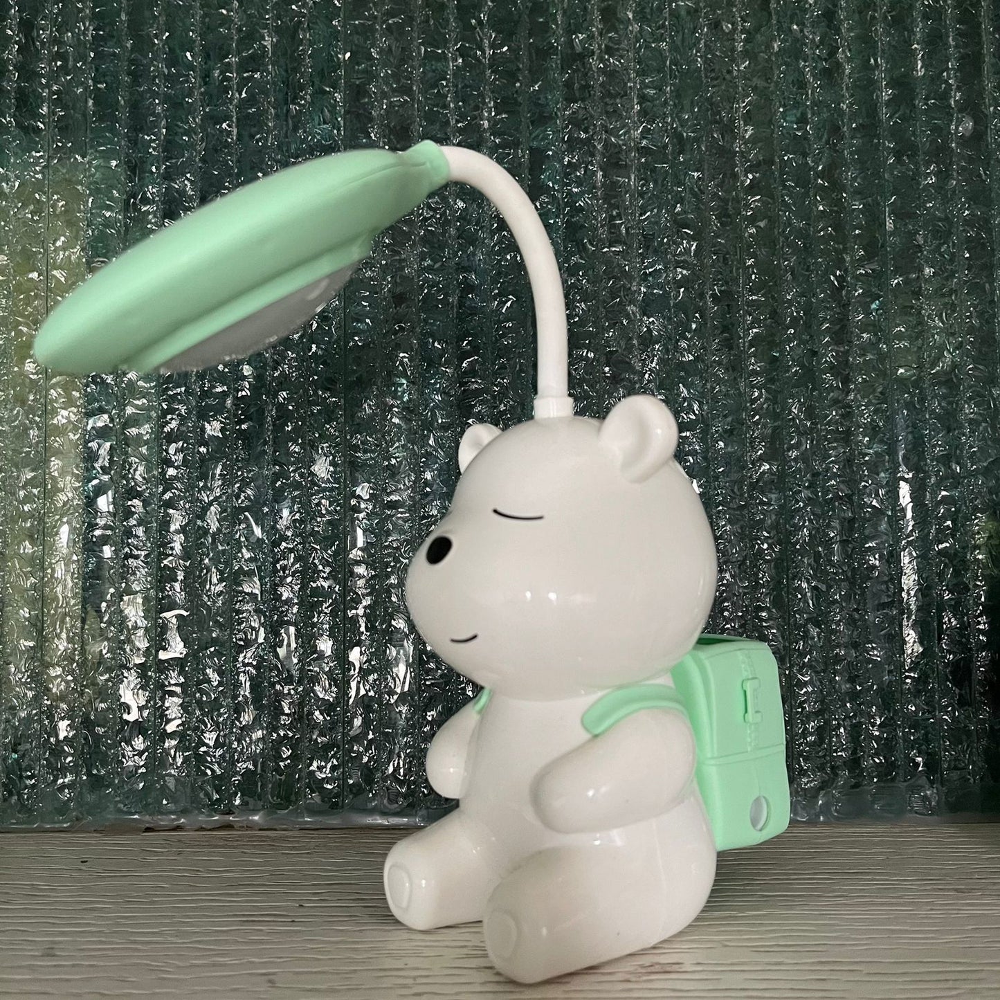 Bear with Backpack Lamp -
