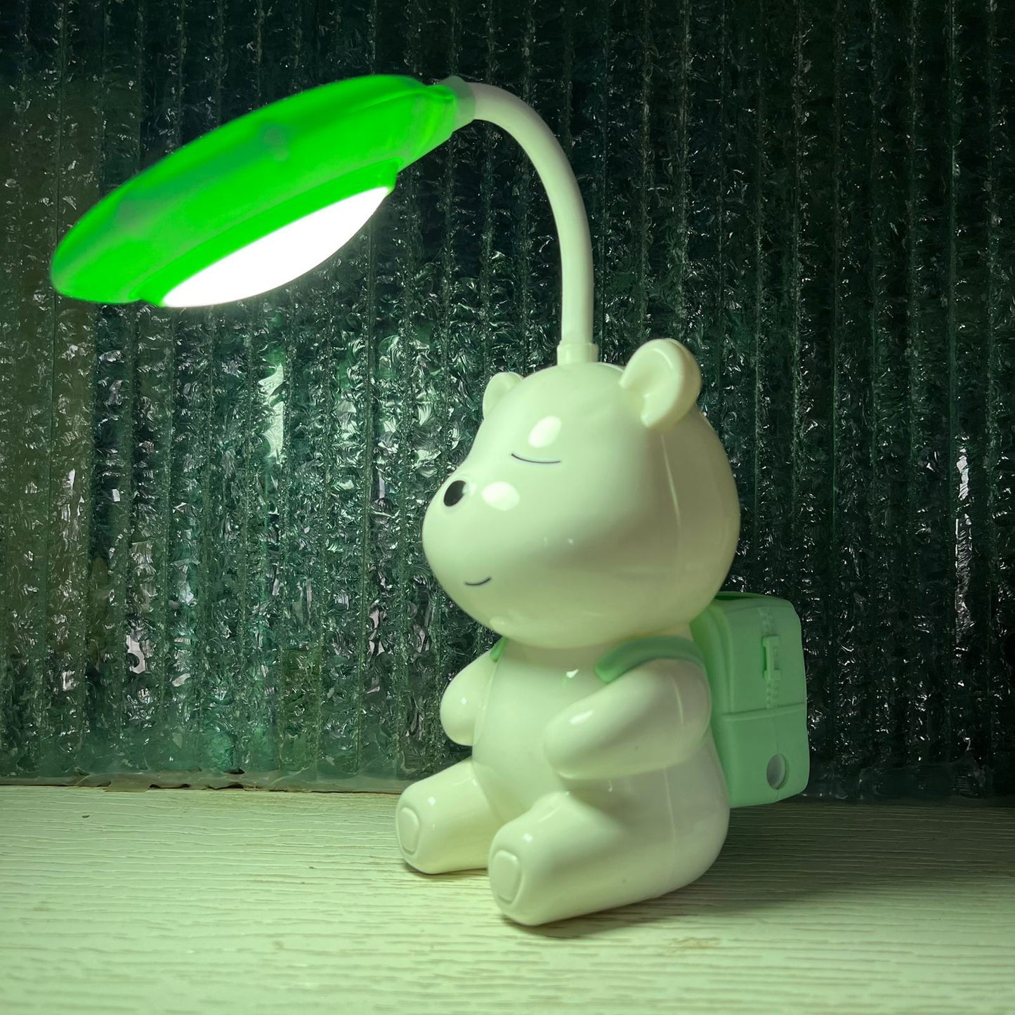 Bear with Backpack Lamp -
