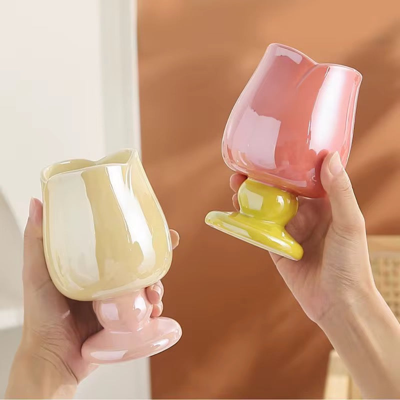 Tulip Ceramic Cups