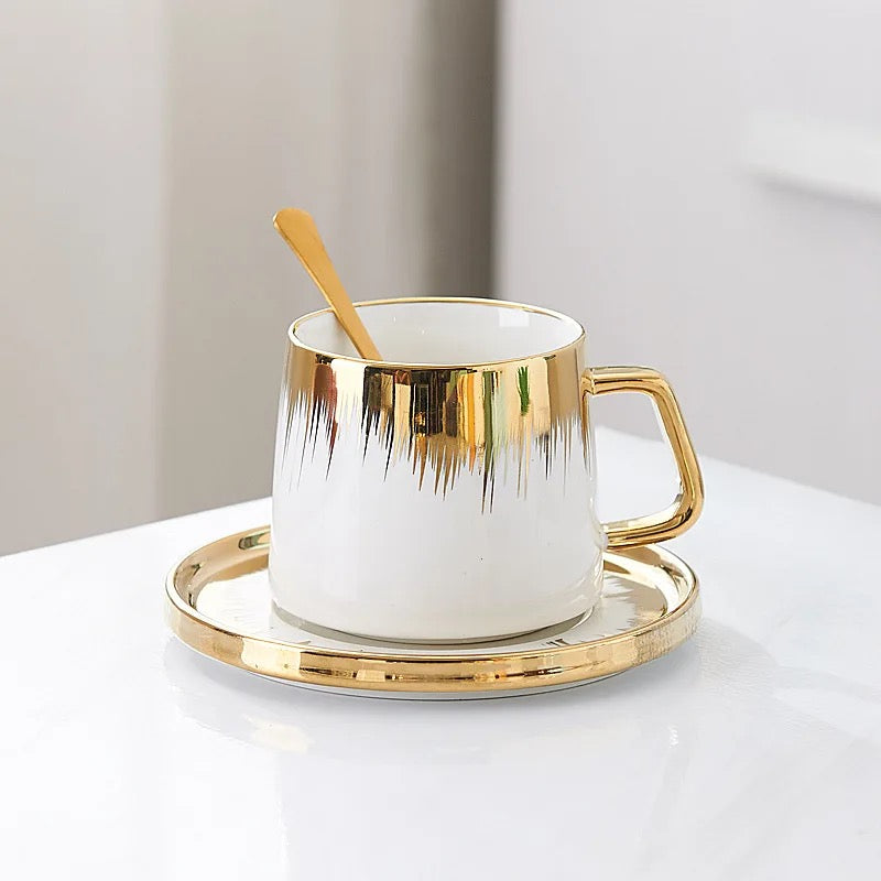 European Style Luxury Cup & Saucer Set