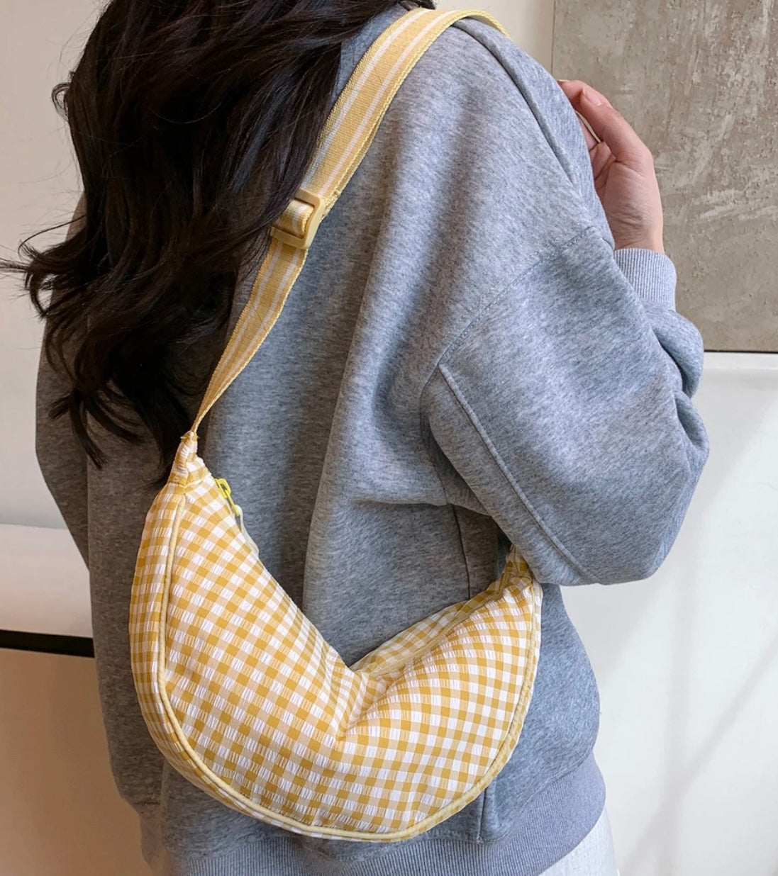 Ghingham Crossbody Bag