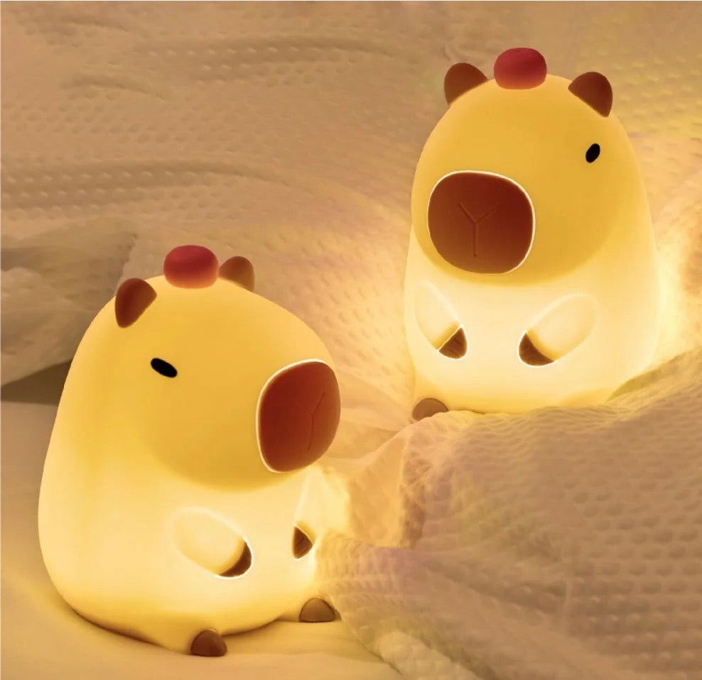 Capybara Silicon Touch Lamp -