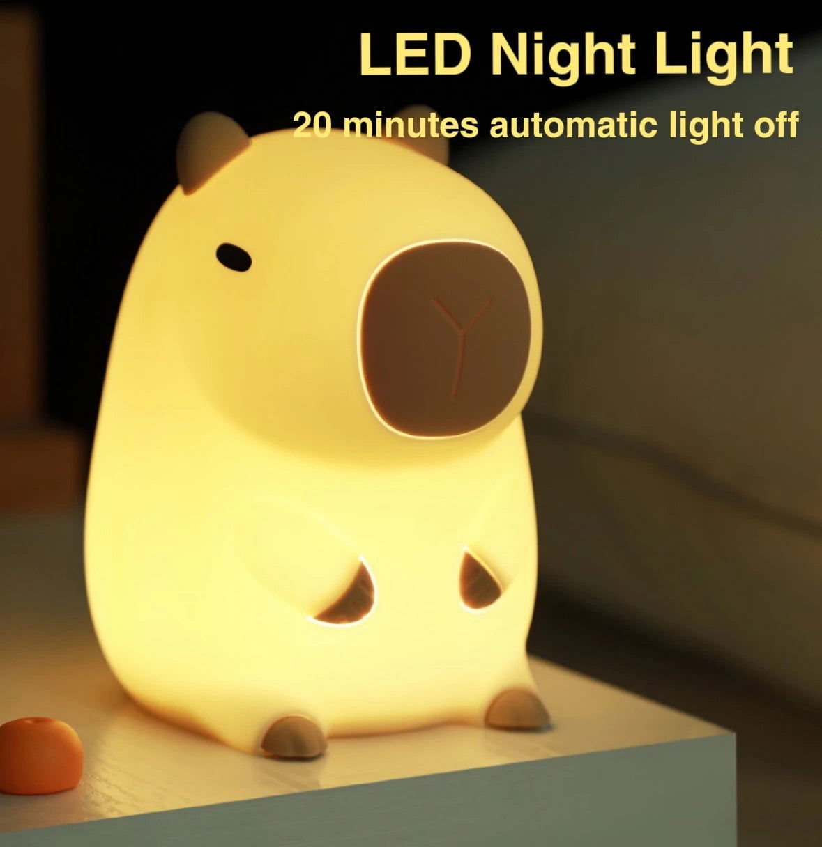 Capybara Silicon Touch Lamp -