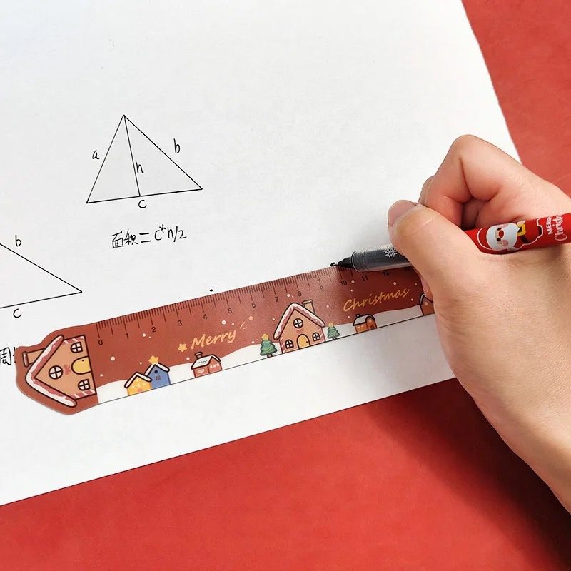 Christmas Themed Magentic Rulers -