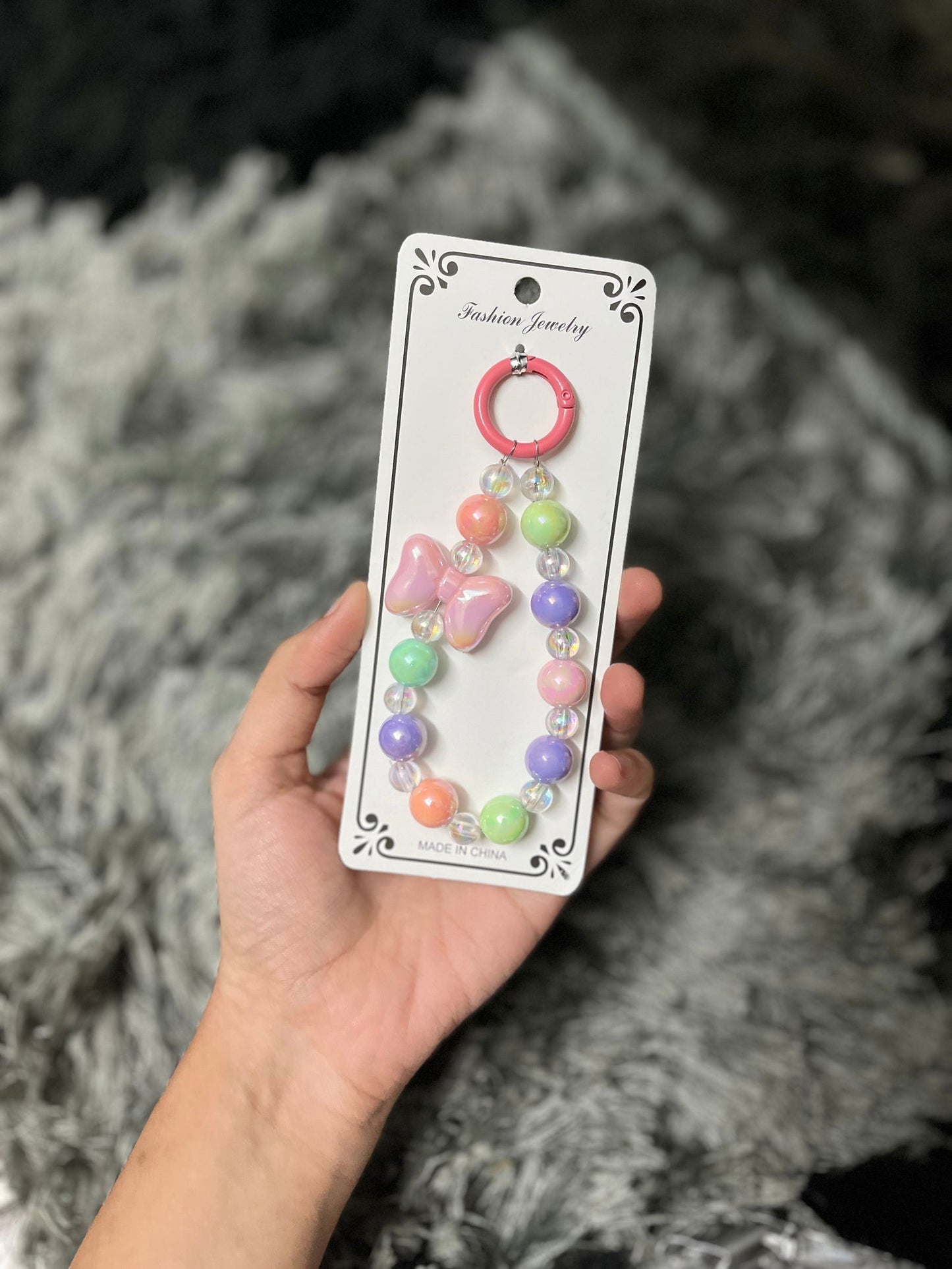 Cute Bow Phone Charm -